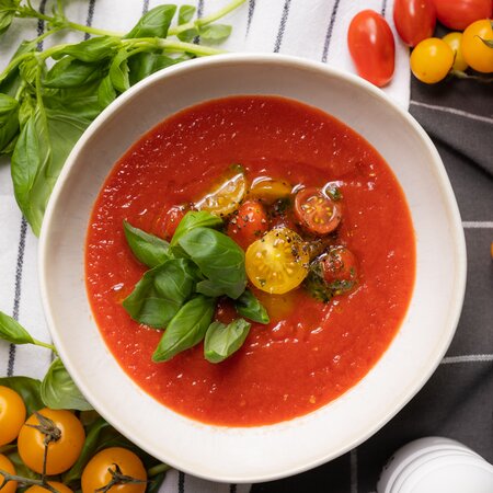 Zupa-krem z pieczonych pomidorów